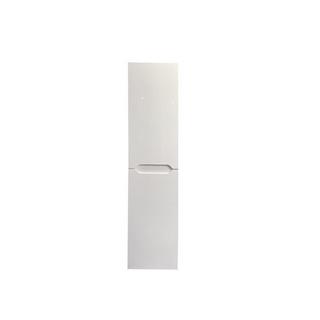 Vente-unique Colonne de salle de bain suspendue - Blanc - L30 x l30 x 120 cm - STEFANIE  