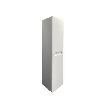 Colonne de salle de bain suspendue - Blanc - L30 x l30 x 120 cm - STEFANIE