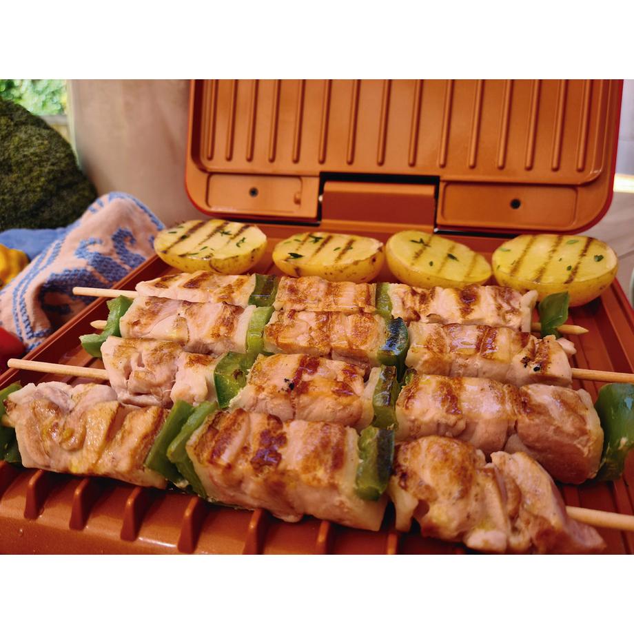 STARLYF NO FAT GRILL SUPREME -  Grill de contact XL avec revêtement antiadhésif  