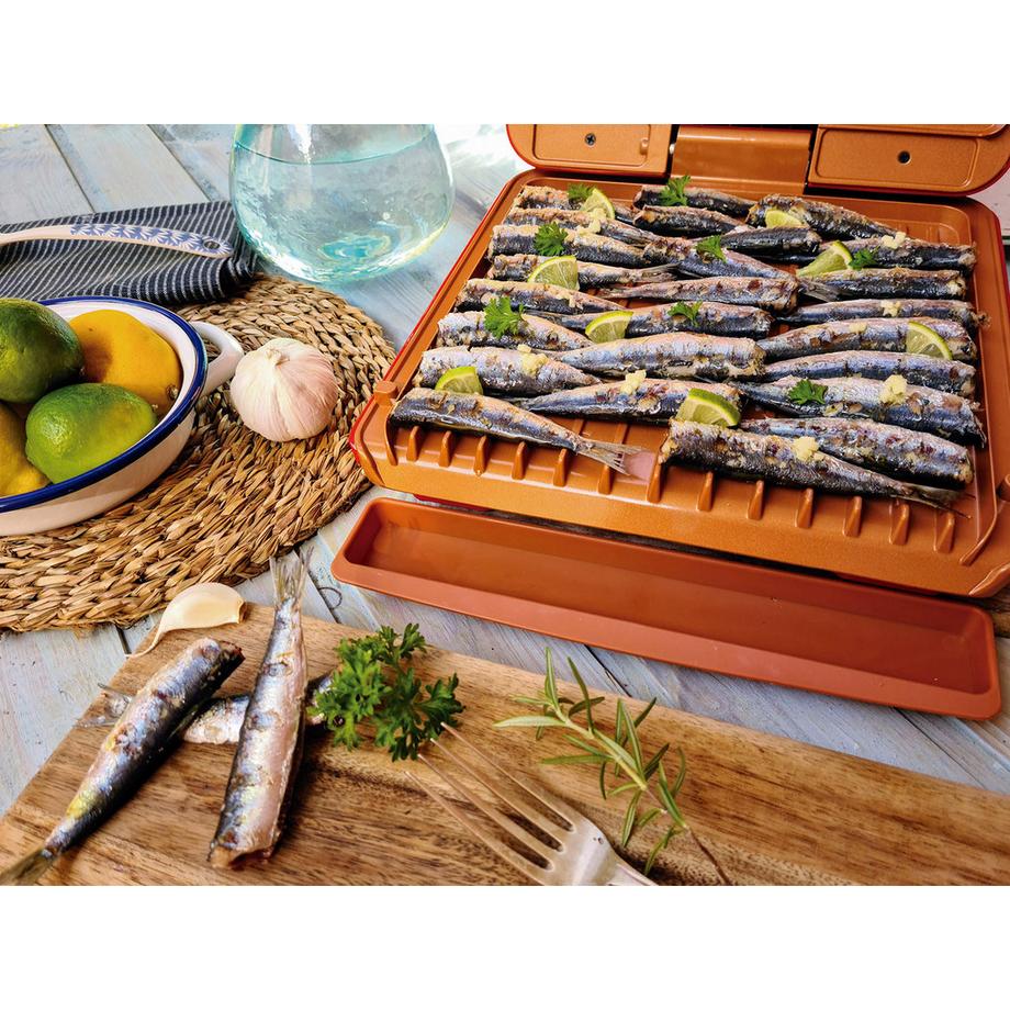 STARLYF NO FAT GRILL SUPREME -  Grill de contact XL avec revêtement antiadhésif  