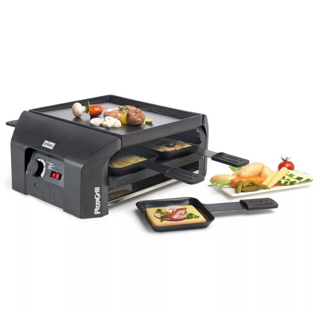 Stöckli PizzaGrill FourFour, Appareil à raclette terminal Anthracite