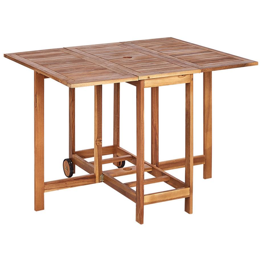 Beliani Tavolo con sedie en Legno d'acacia  FRASSINE  