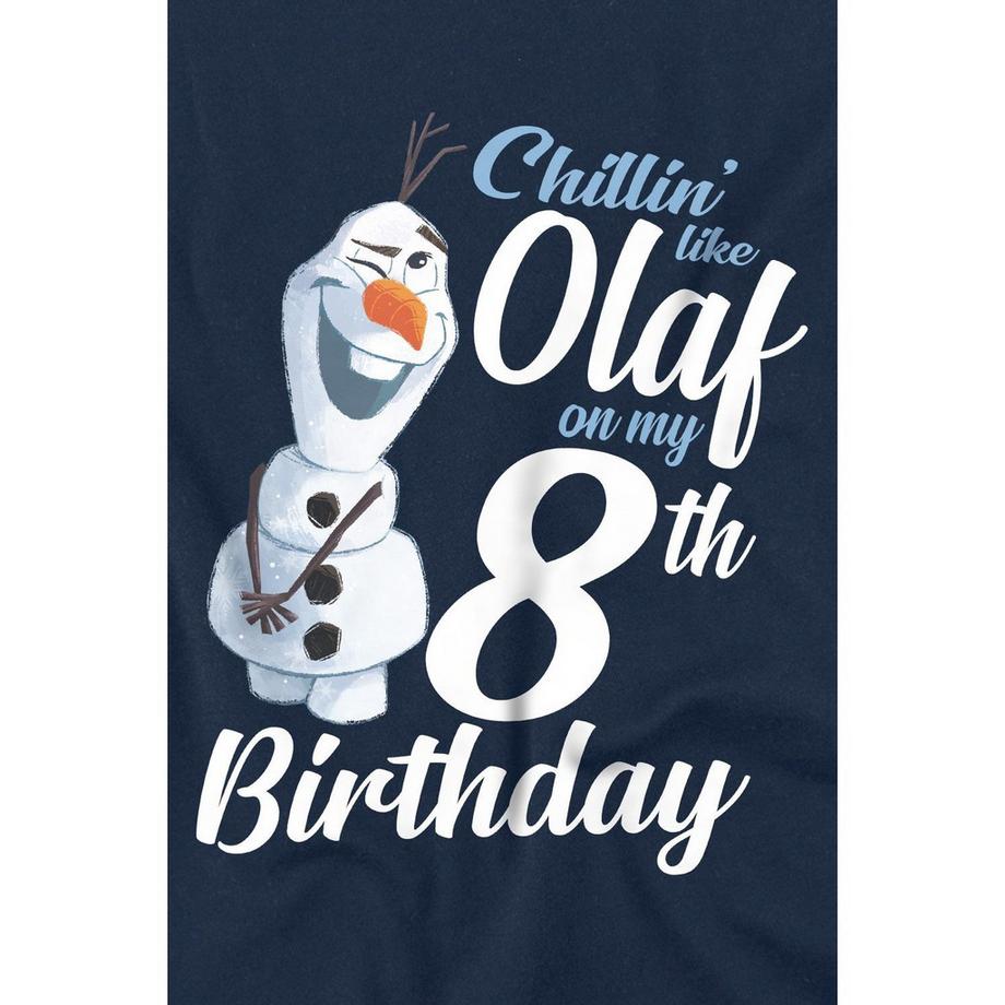 FROZEN  Chillin Like Olaf TShirt  8 Geburtstag 