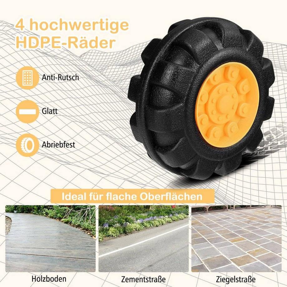 B2X  Pelle à siège avec compartiment de rangement intégré, pelle pour enfants avec 4 boutons sonores, jouet pelle 