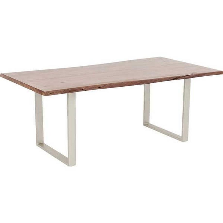 KARE Design Tisch Harmony Walnut Silber 200x100cm  
