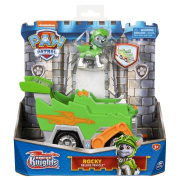 Paw Patrol Rescue Knights Deluxe Vehicle Rocky