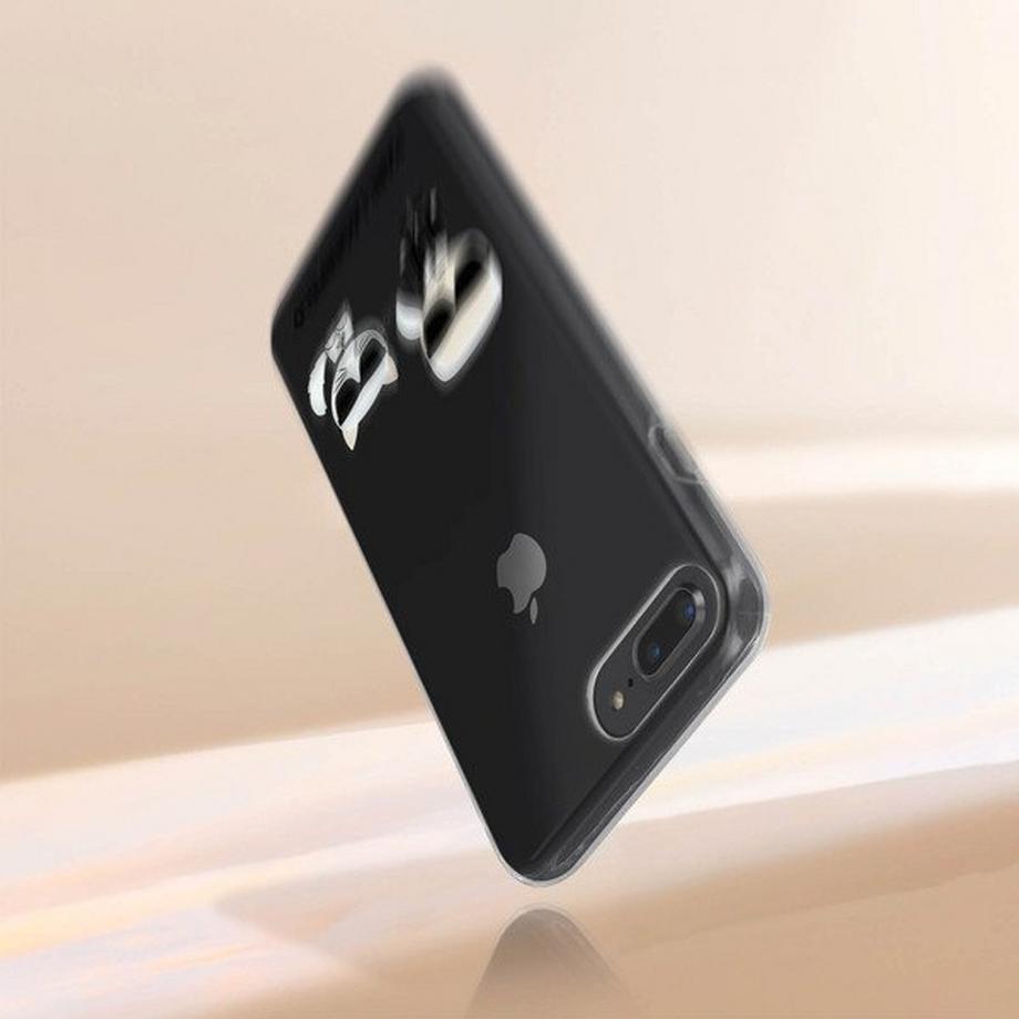 KARL LAGERFELD  Apple iPhone 8 Plus - Silikongel Schutzhülle 