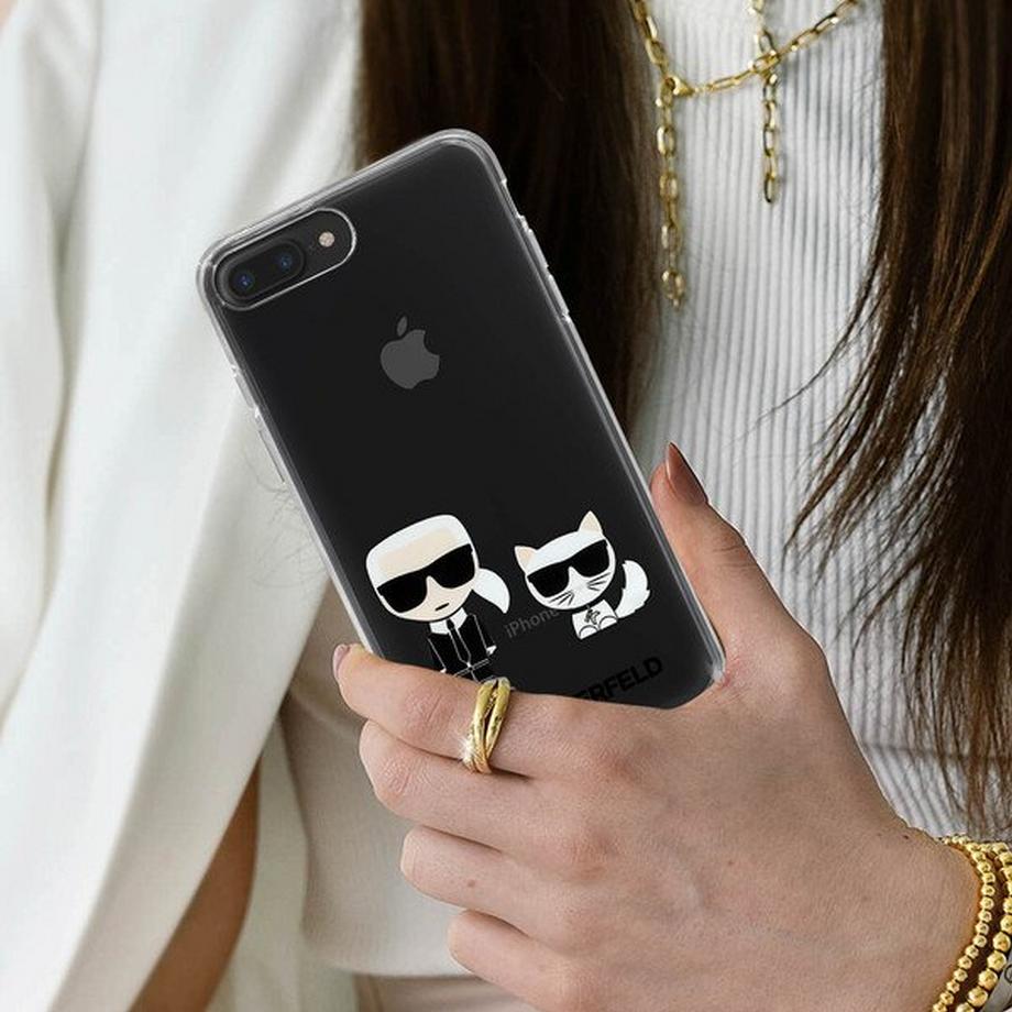 KARL LAGERFELD  Apple iPhone 8 Plus - Silikongel Schutzhülle 