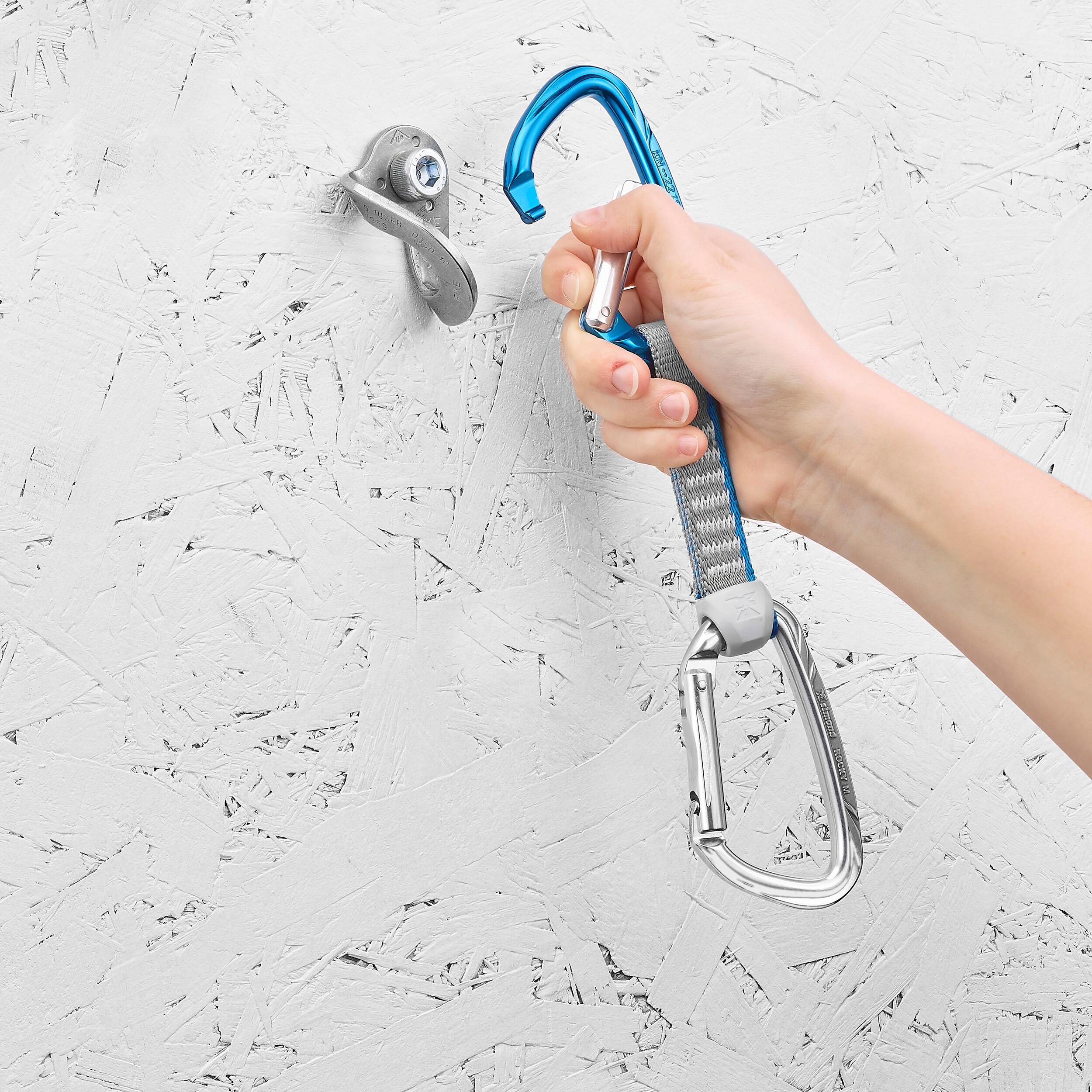 SIMOND  Rinvii arrampicata set da 5 alluminio 