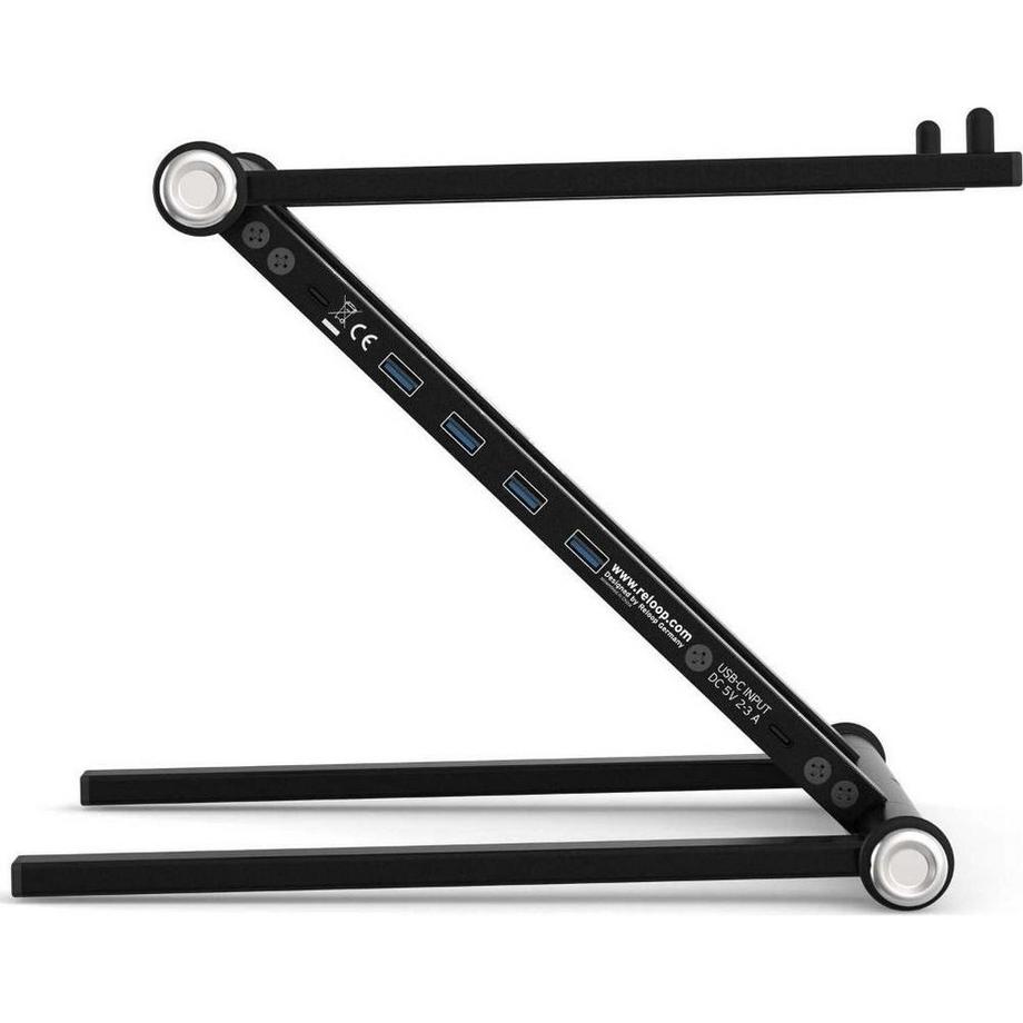 Reloop  STANDHUB supporto per laptop Supporto per computer portatile Nero 45,7 cm (18") 