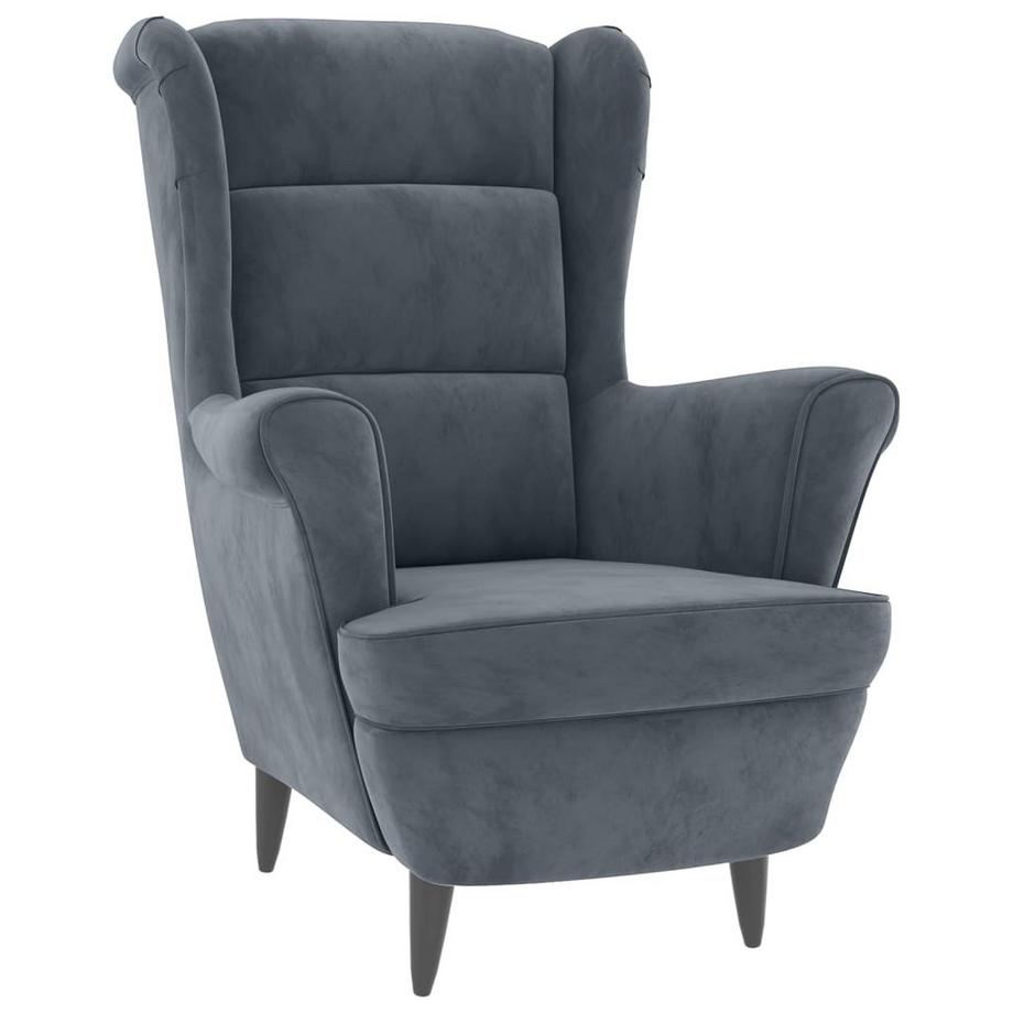 VidaXL Fauteuil velours  
