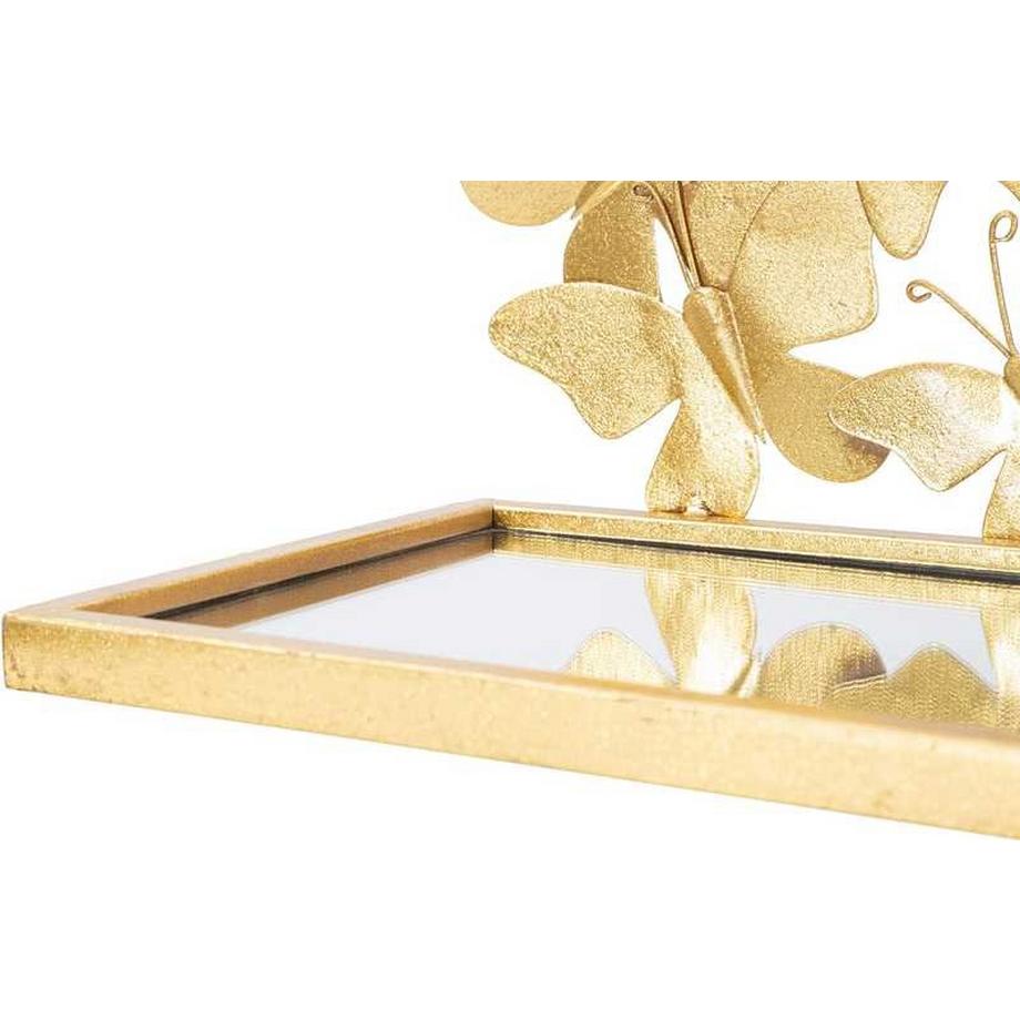 mutoni Wandregal Nachttisch Butterflies gold (2er-Set)  