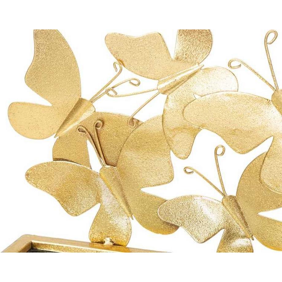 mutoni Wandregal Nachttisch Butterflies gold (2er-Set)  