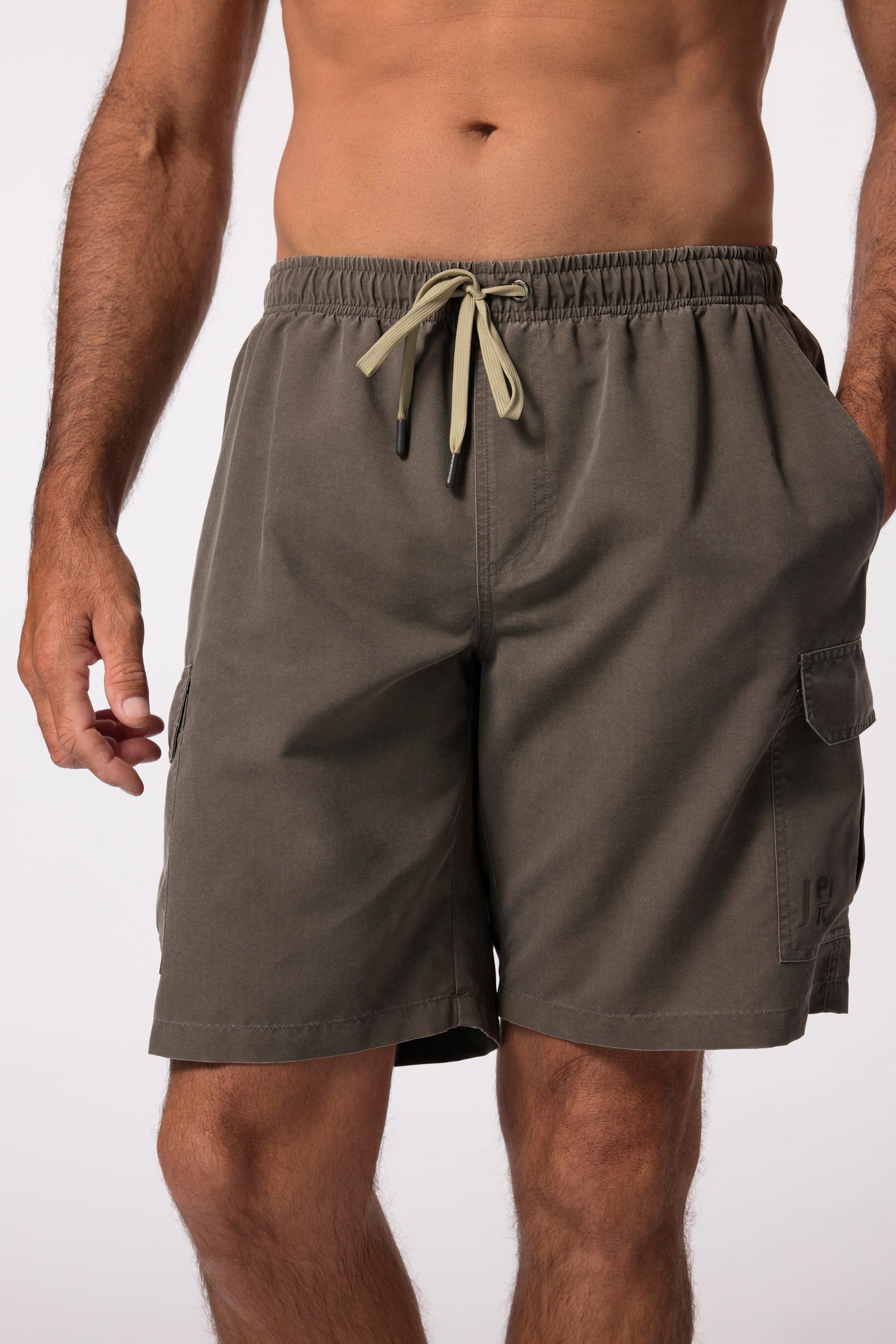 JP1880  Shorts da mare con cintura elastica e tasche cargo, fino alla tg. 8XL 