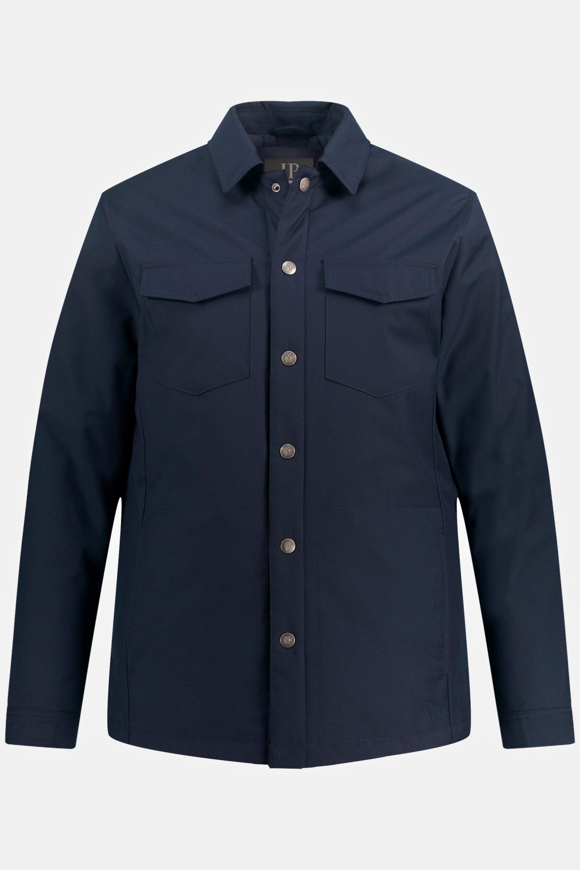 JP1880  Overshirt, Outdoor, Knopfleiste, gefüttert 