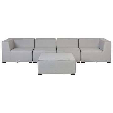 Sofa mit Ottomane aus Polyester Minimalistisch AREZZO