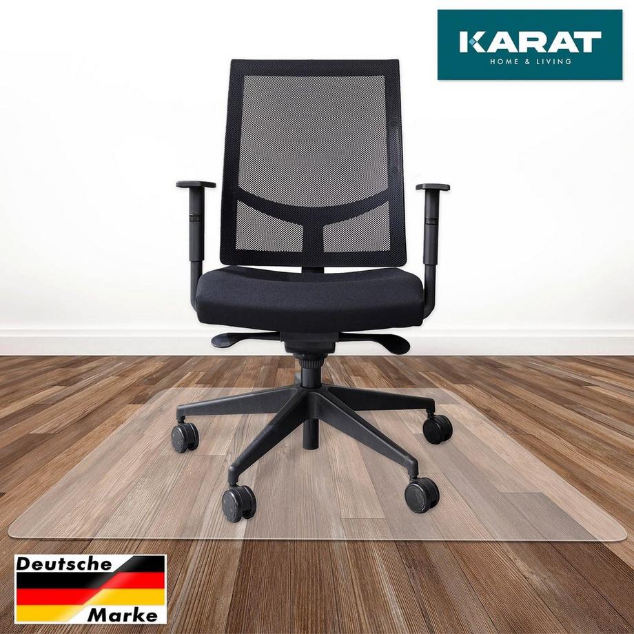 Karat  Bodenschutzmatte für Hartböden aus Polycarbonat | Transparent 