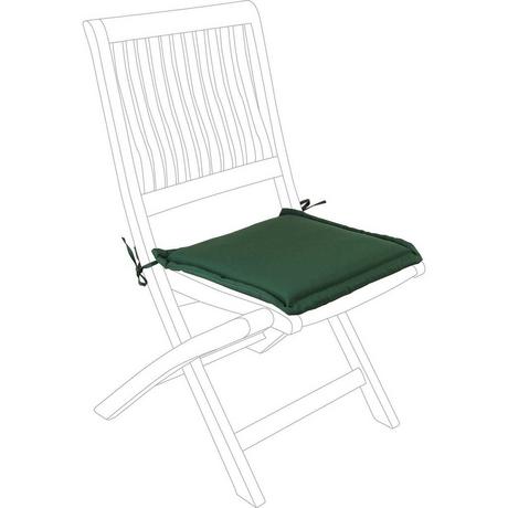 mutoni Coussin de jardin pour siège carré 42x42 vert foncé  