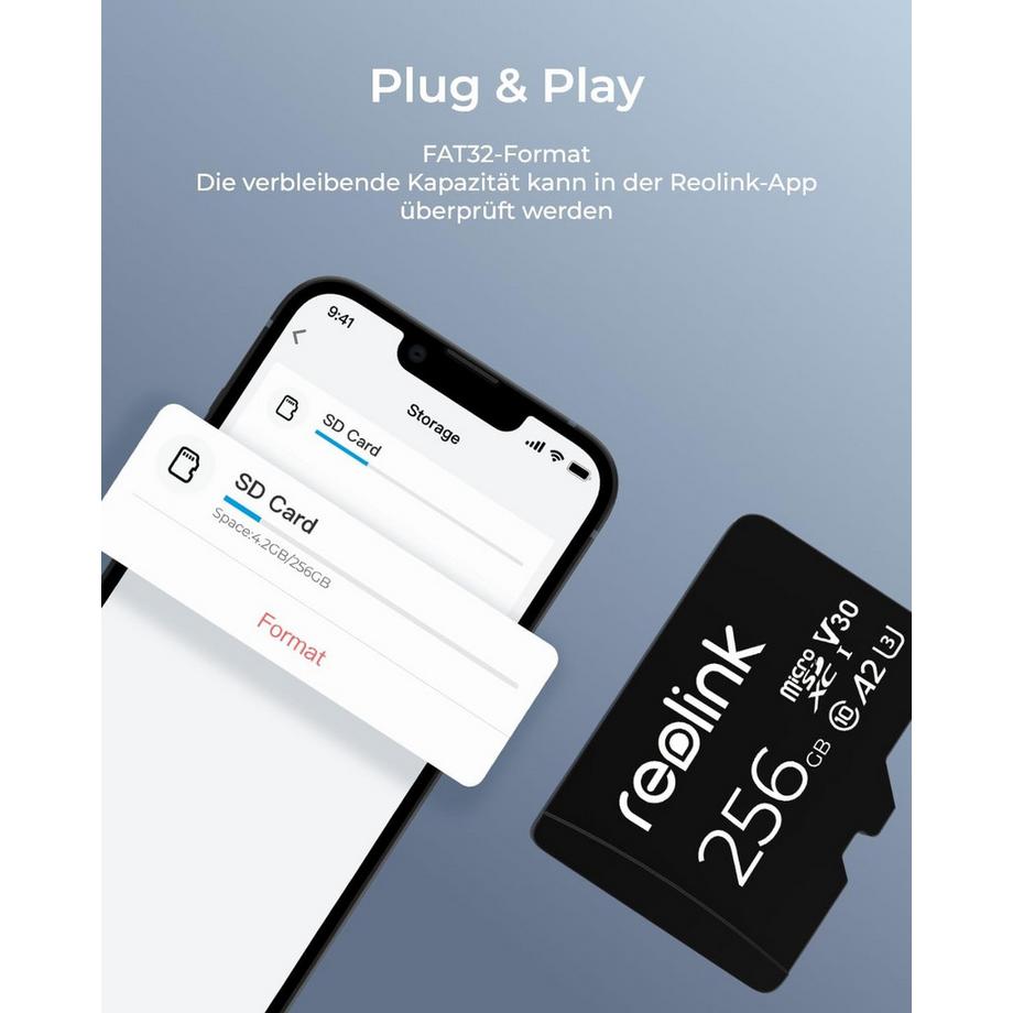 Reolink  Scheda micro SD da 256 GB 