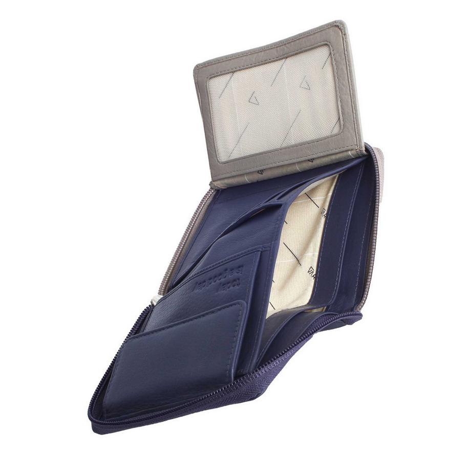 VARGU NILA 1-A Portefeuille en Cuir Véritable  