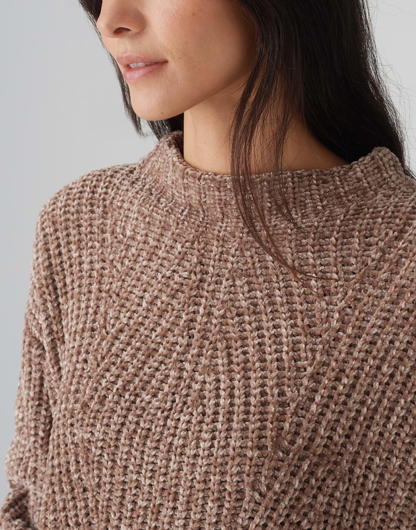 OPUS  Strickpullover Paneta gerader Schnitt 