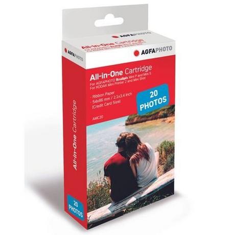 Agfaphoto  Patrone und Sofortfotopapier Agfa Kit 20 Fotos 