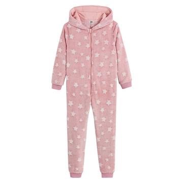 Surpyjama à capuche imprimé étoiles