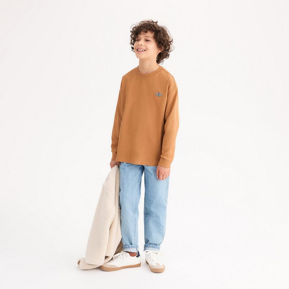 Gemustertes Langarmshirt