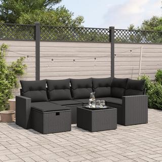 VidaXL set divano da giardino Polirattan  