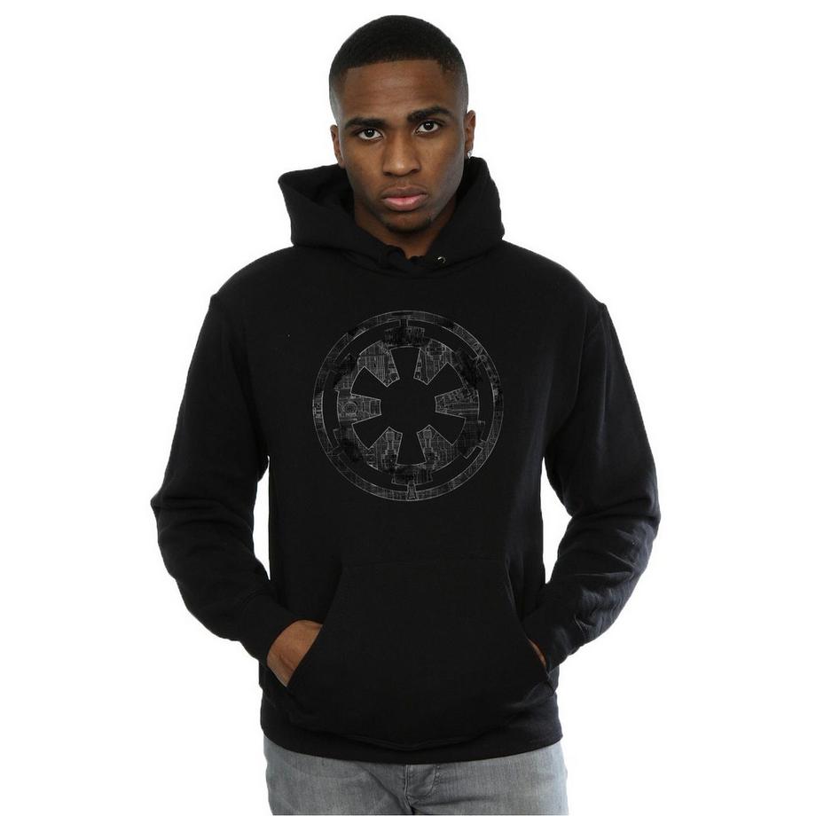 STAR WARS Galactic Empire Plans Felpa con cappuccio  
