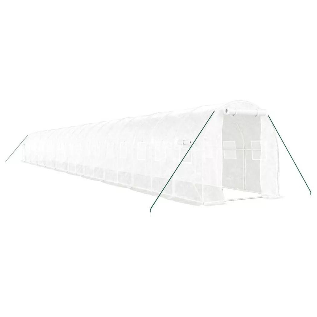 VidaXL - Gewächshaus polyethylen, One Size, Weiss