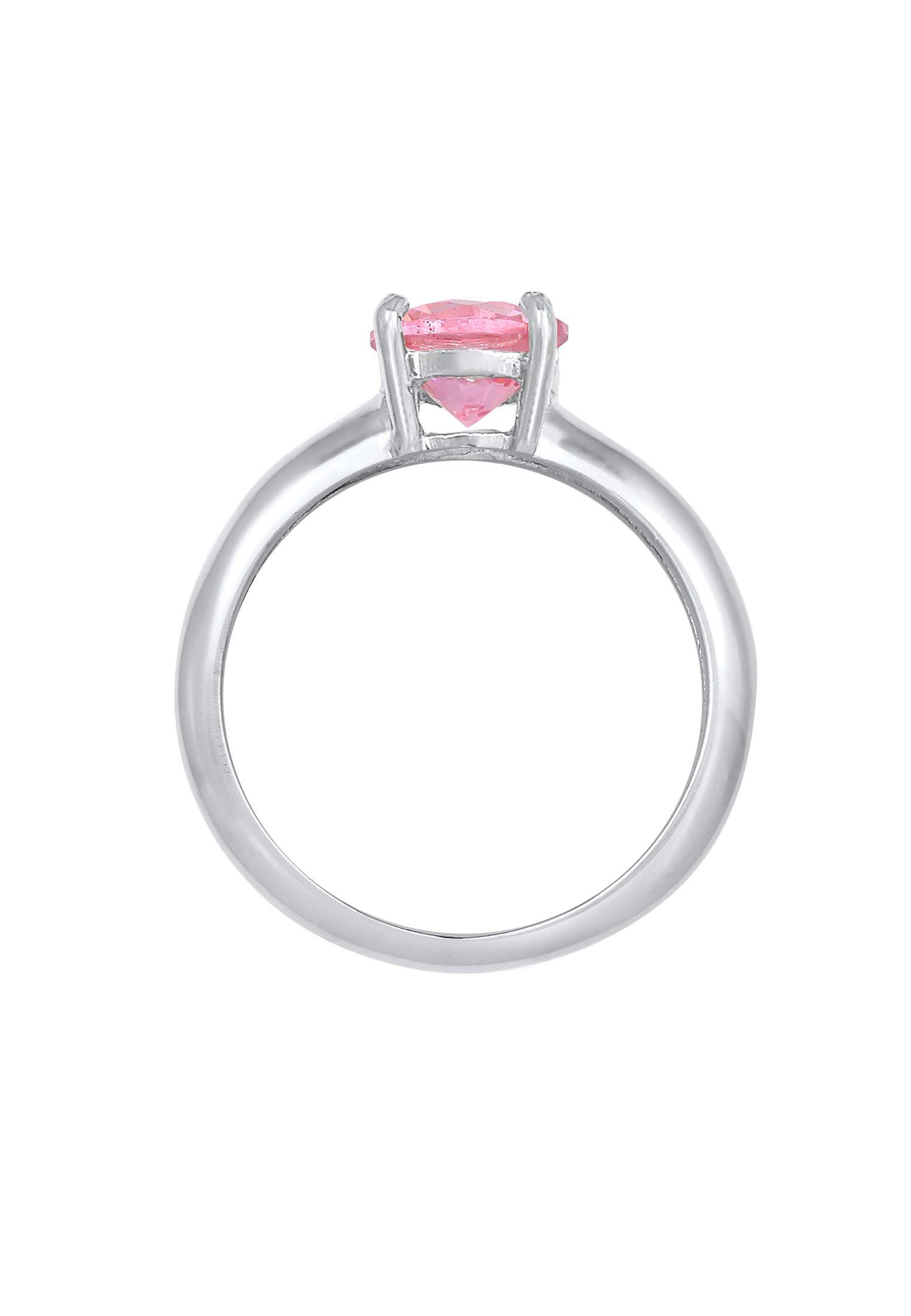 Elli  Bague Solitaire Avec Cristal De Zirconium 