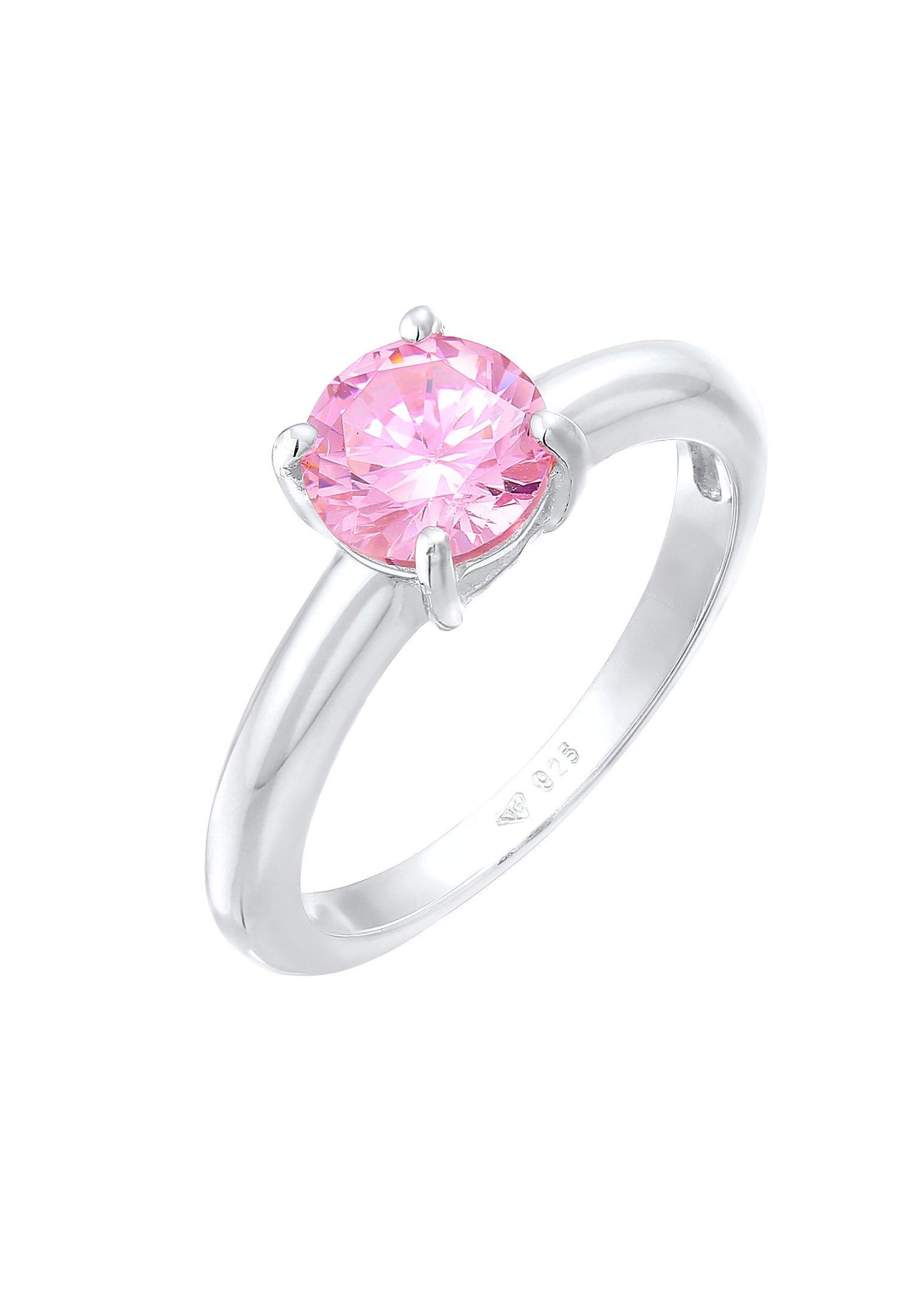 Elli  Bague Solitaire Avec Cristal De Zirconium 