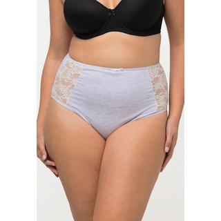 Ulla Popken  Lot de 3 culottes maxi, avec de la dentelle sur le côté 