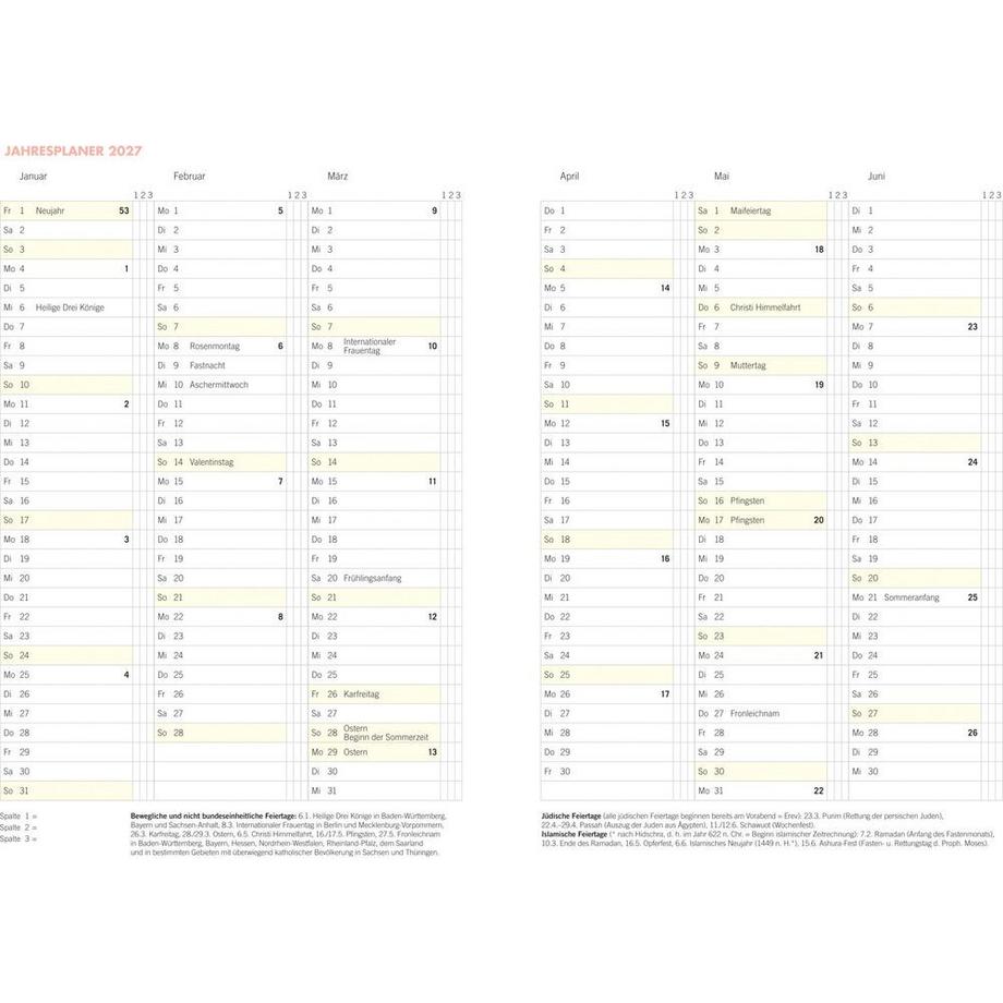 Heye Lady Terminkalender  