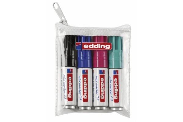 Edding EDDING Mini Marker 0-E4 ass. 4 Stück  