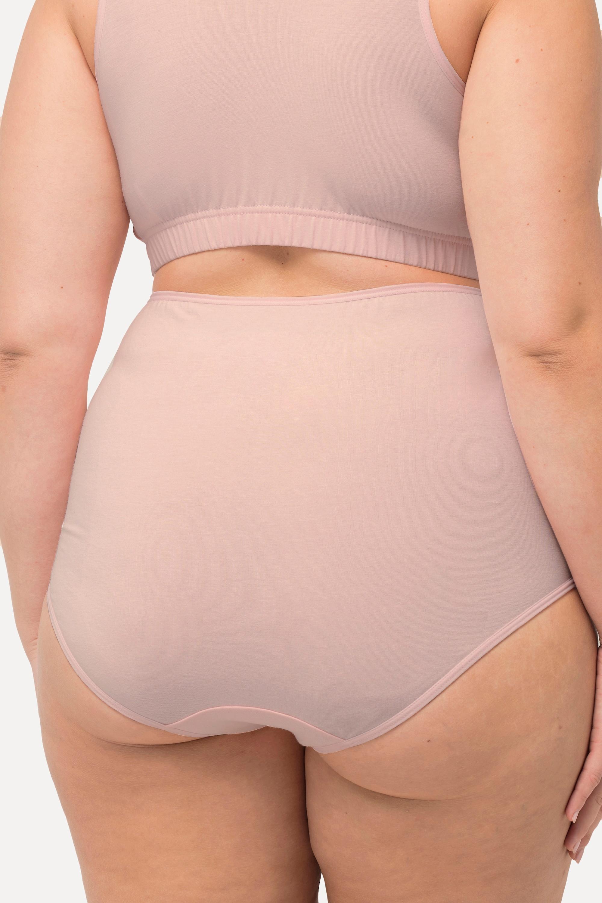 Ulla Popken  Culotte Bellieva à large ceinture, en coton bio certifié GOTS 