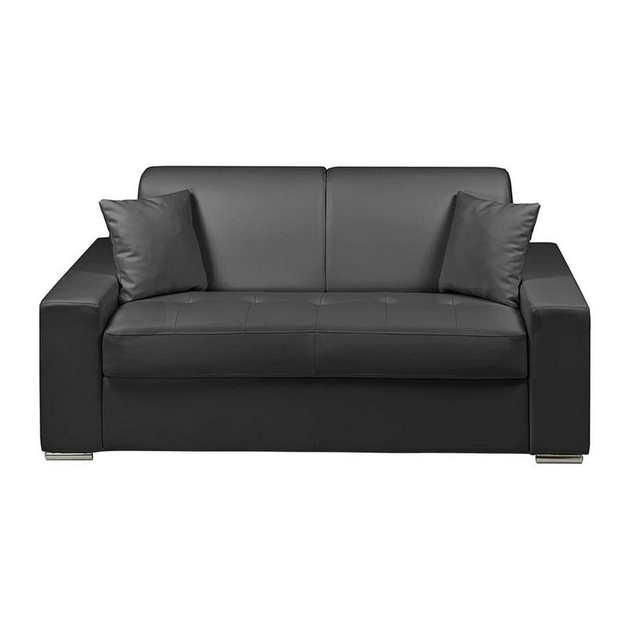 Vente-unique Schlafsofa 2Sitzer EMIR Liegefläche Matratzen  