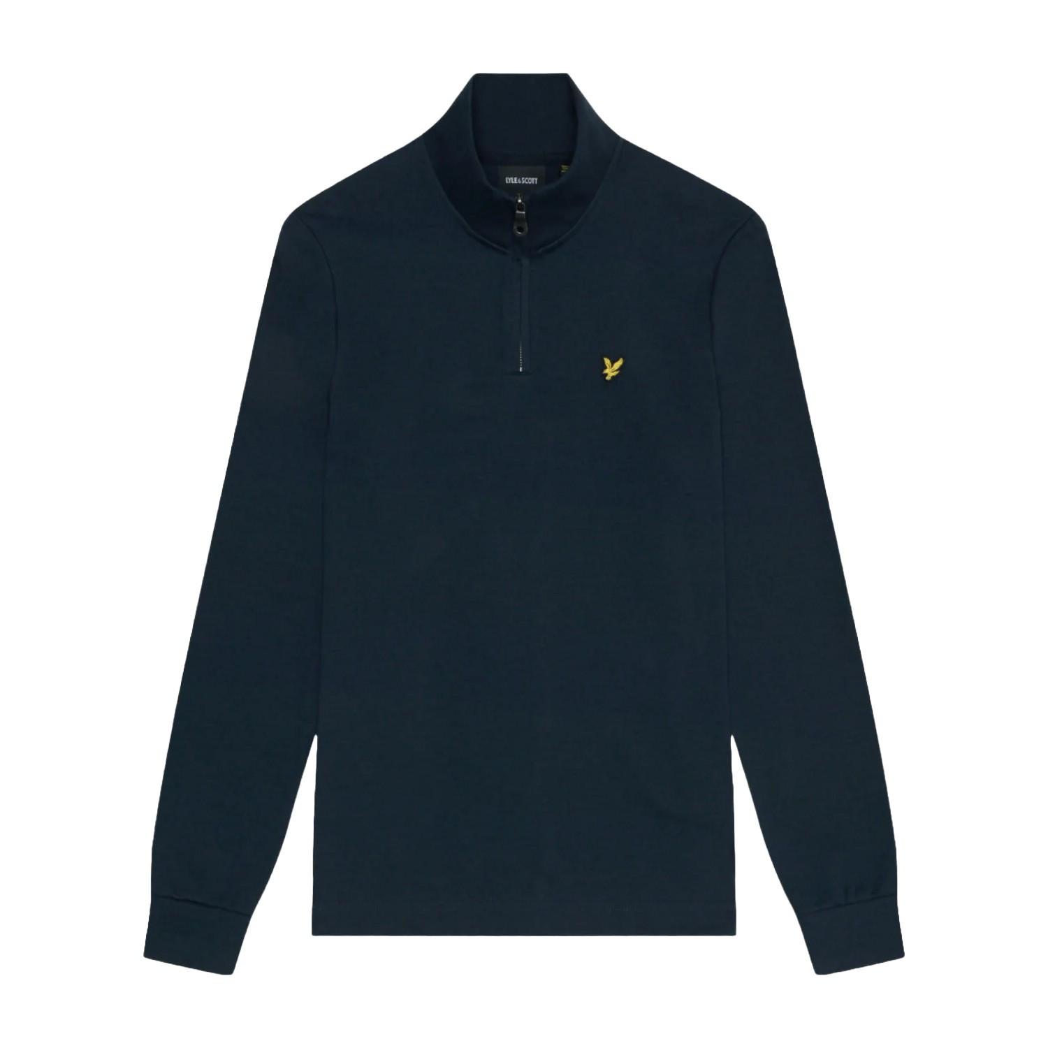 LYLE & SCOTT  Pullover mit kurzem Reißverschluss 