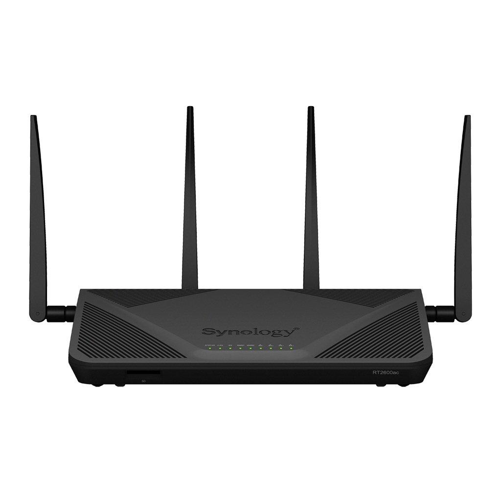 Synology  RT2600AC WLAN-Router Gigabit Ethernet Dual-Band (2,4 GHz/5 GHz) 4G Schwarz 