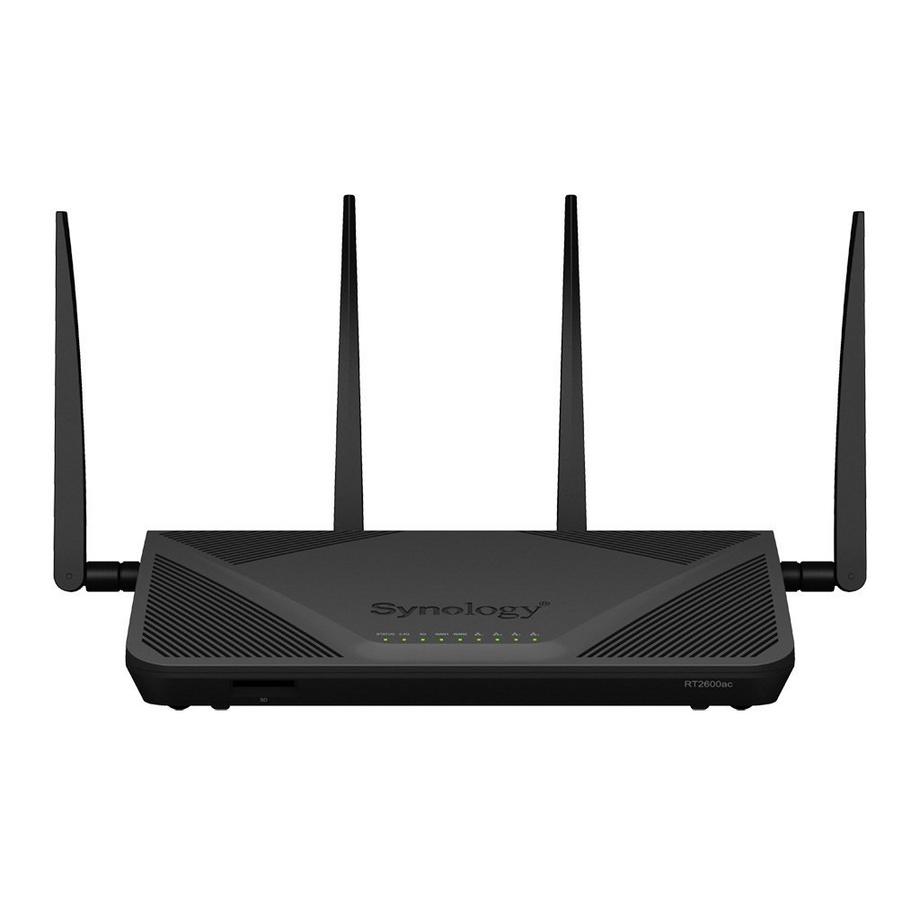 Synology  RT2600AC WLAN-Router Gigabit Ethernet Dual-Band (2,4 GHz/5 GHz) 4G Schwarz 