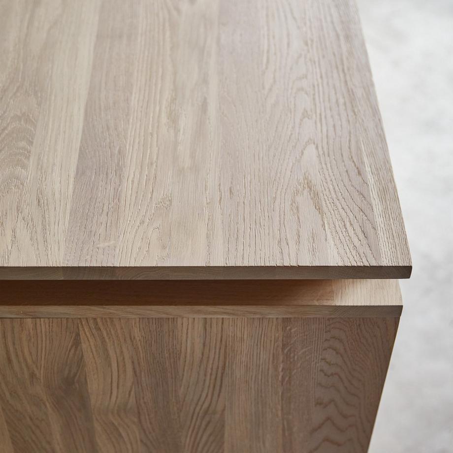 Tikamoon  Buffet en chêne massif 220 cm Bodi 