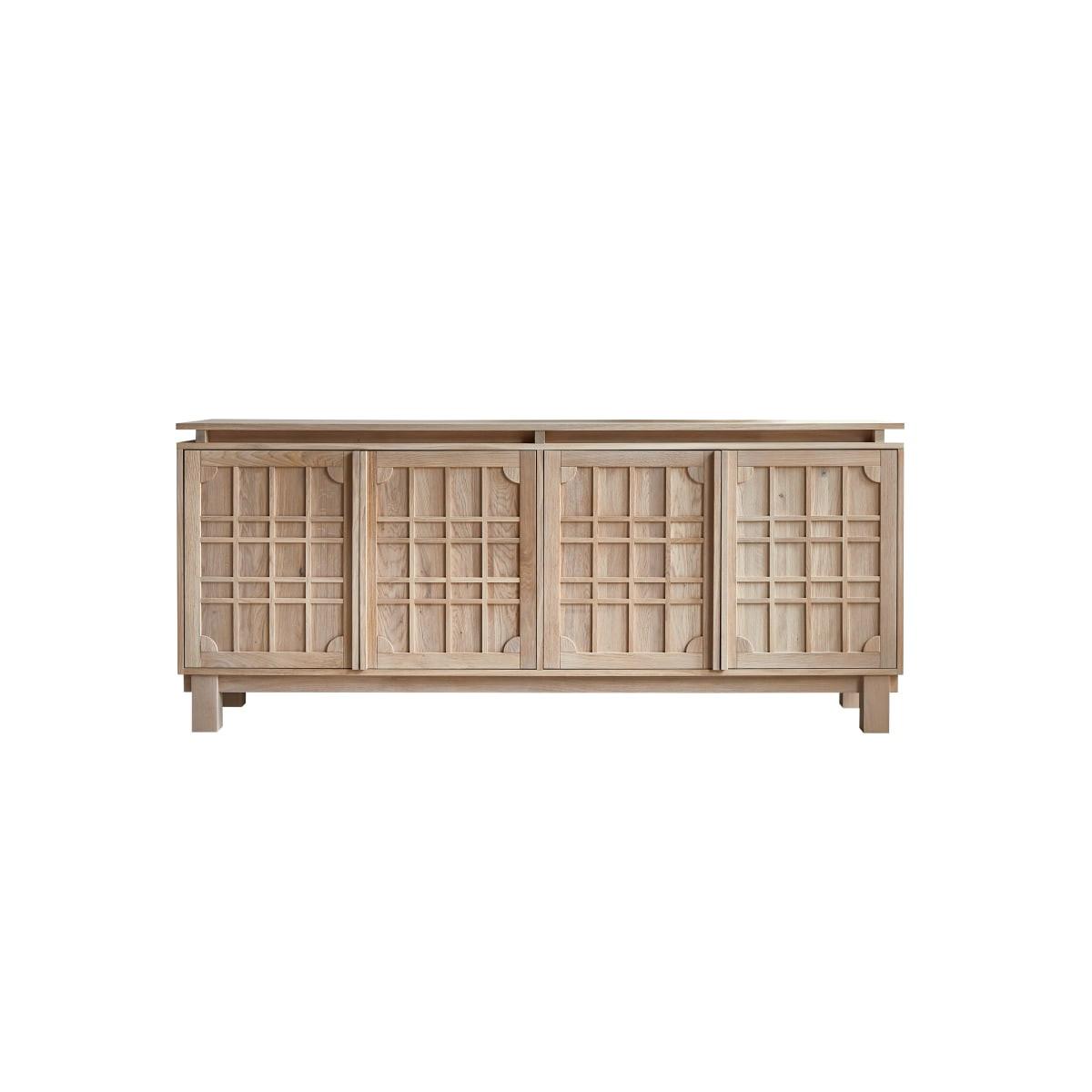 Tikamoon  Credenza in quercia massello 220 cm Bodi 