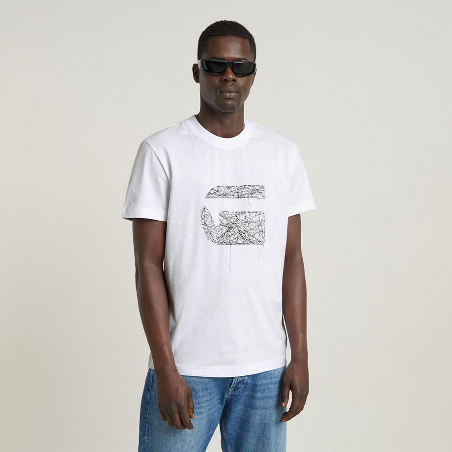 G-STAR Burger Grafik Print T-Shirt  