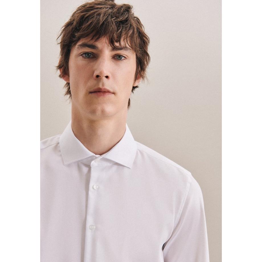Seidensticker  Business Hemd Slim Fit Langarm Uni 