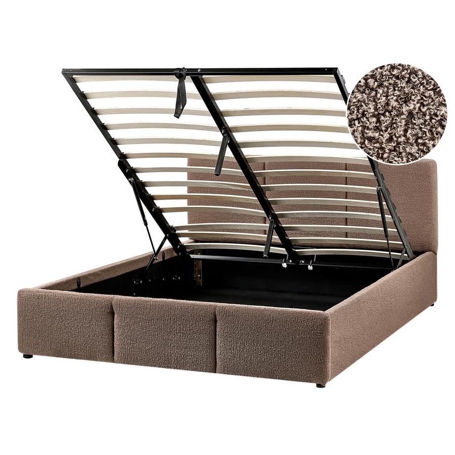 Lit ottoman en Bouclé  BOUSSE