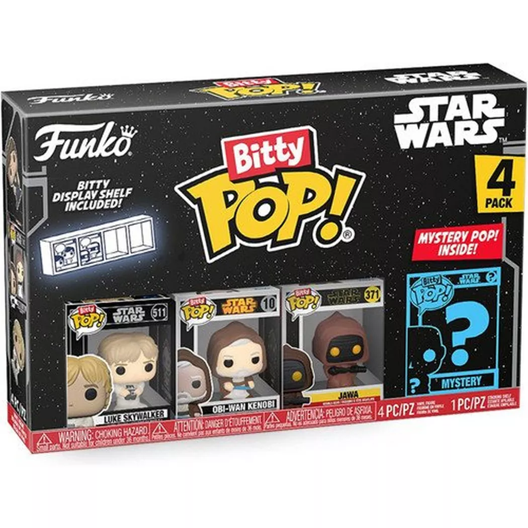 Funko -  Bitty POP! 4 Pack Star Wars: Luke, Multicolor