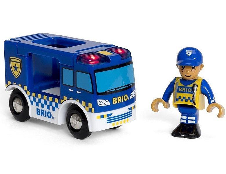 Image of BRIO Polizeiwagen mit Licht und Sound - ONE SIZE