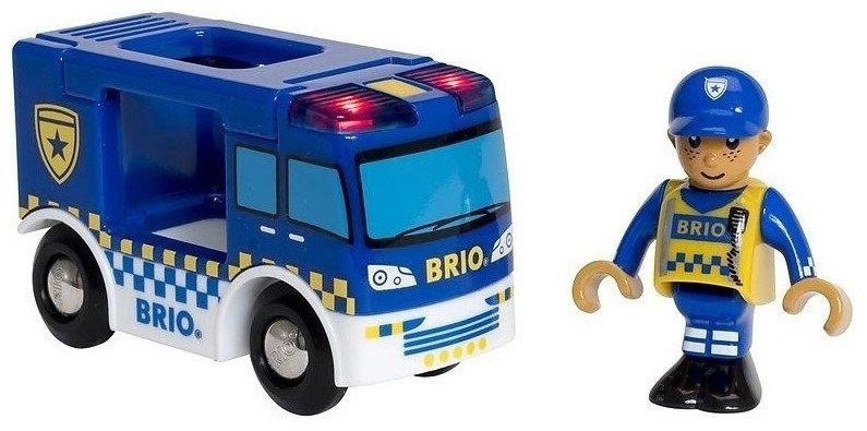 BRIO  Polizeiwagen mit Licht und Sound 