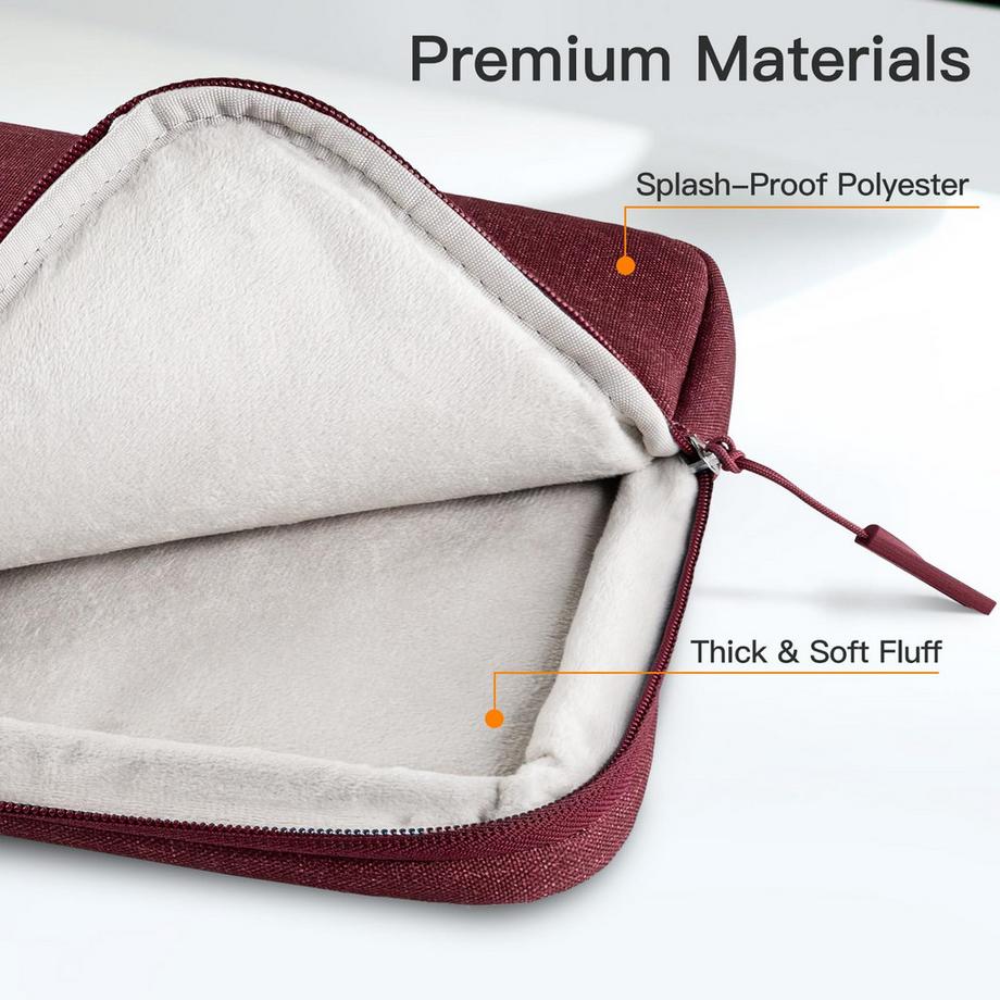 Only-bags.store Sacoche pour ordinateur portable étanche antichoc avec poche pour accessoires  